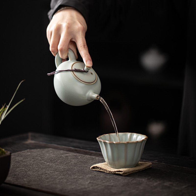 月白汝瓷平安茶壺- 南山居