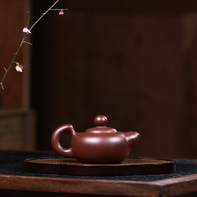 宜興紫砂壺 宜興紫砂壺原礦紫朱泥松鼠茶壺(150ml) - 南山居
