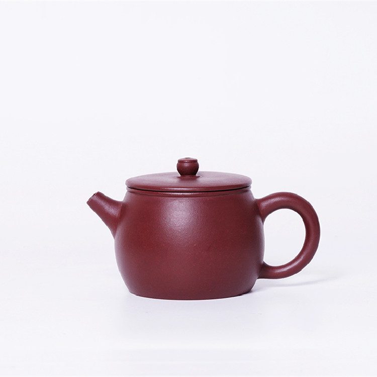 宜興紫砂壺原礦紫泥大口漢瓦茶壺(260ml) - 南山居