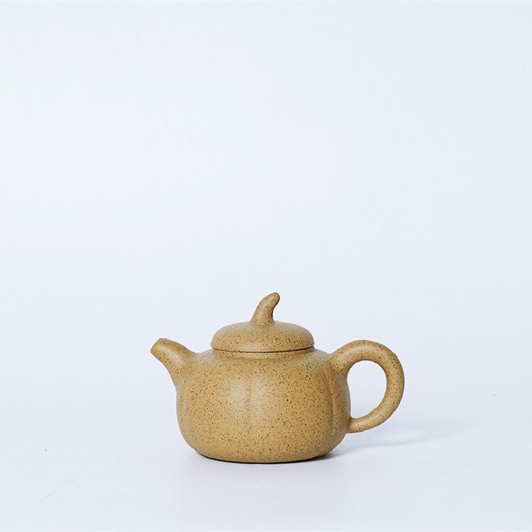 宜興紫砂壺原礦段泥南瓜茶壺(230ml) - 南山居