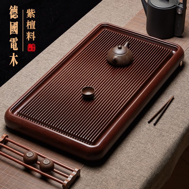 德國65支] 驚蟄/ 紫檀料電木茶盤- 南山居
