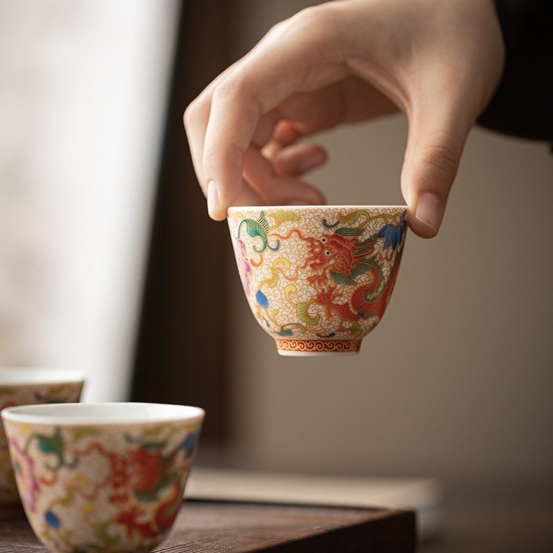 琺瑯彩茶具禮盒套裝- 南山居