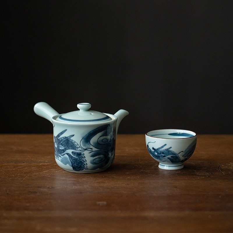 龍紋青花茶壺/ 松幸窯/ 有田燒- 南山居