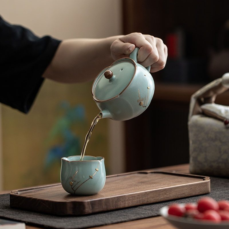 汝窯鋦釘旅行茶具套裝- 南山居