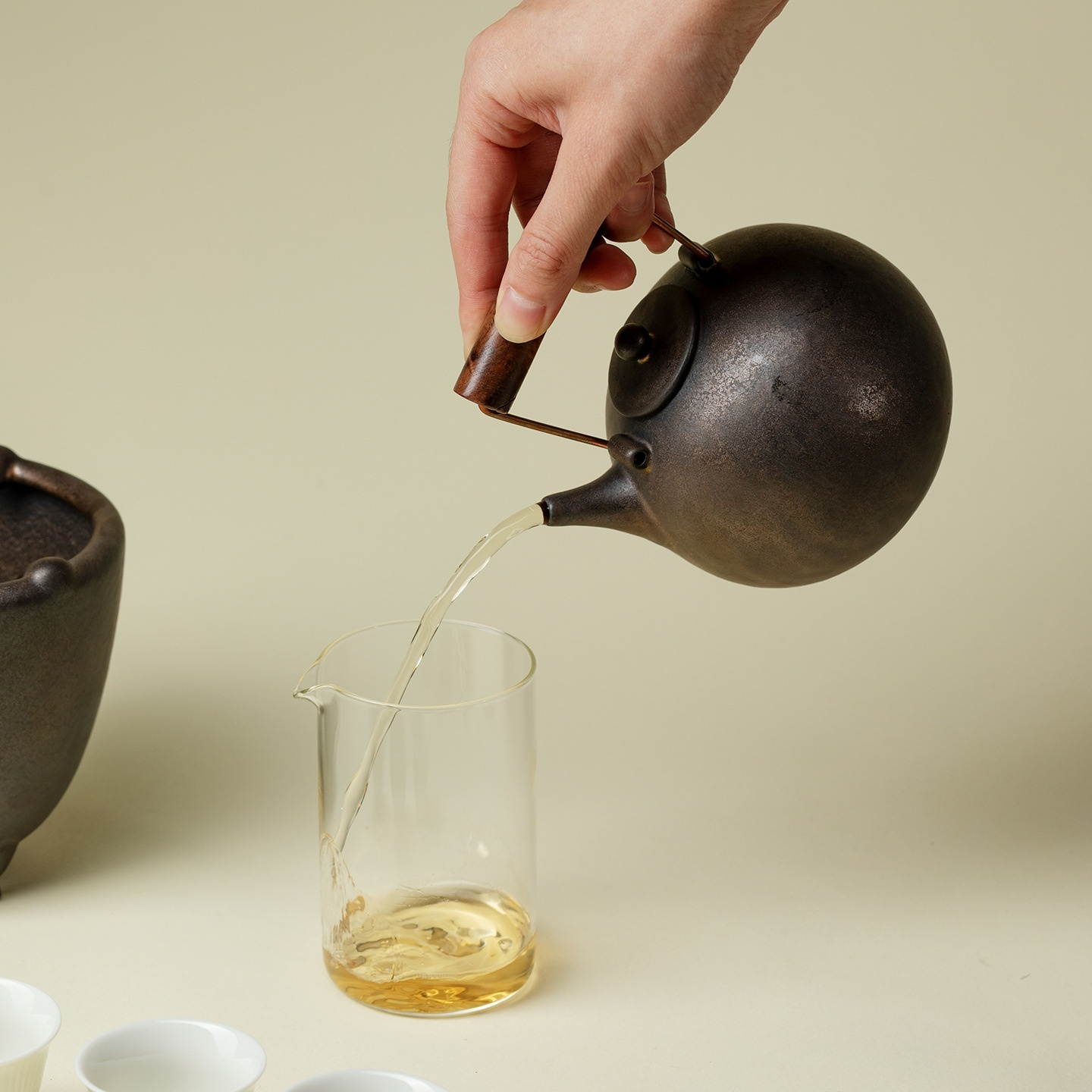 圍爐煮茶－ 入松歸野提梁壺溫茶爐套組- 南山居