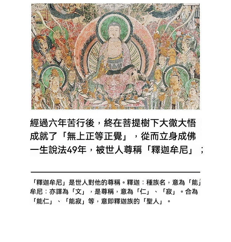 日本大師手作落款 - 釋迦牟尼佛擺件，南山居禪意佛像壁畫風格藝術品，色澤古樸，描繪莊嚴佛陀與諸多菩薩，展現靜謐祥和的禪修氛圍。