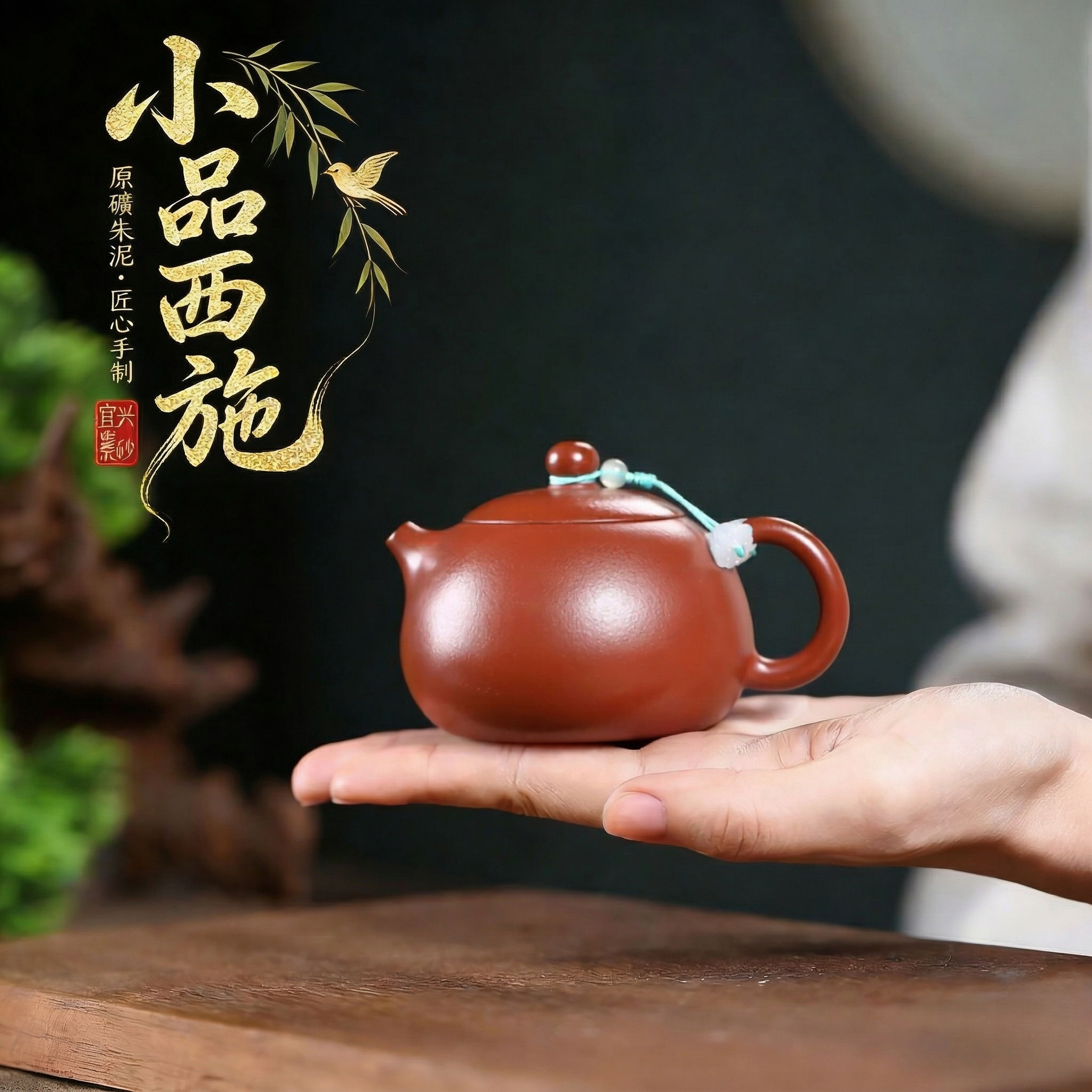 南山居 宜興紫砂壺原礦紫朱泥倒把西施壺(220ml) 嵐雲茶業 茶說壺途