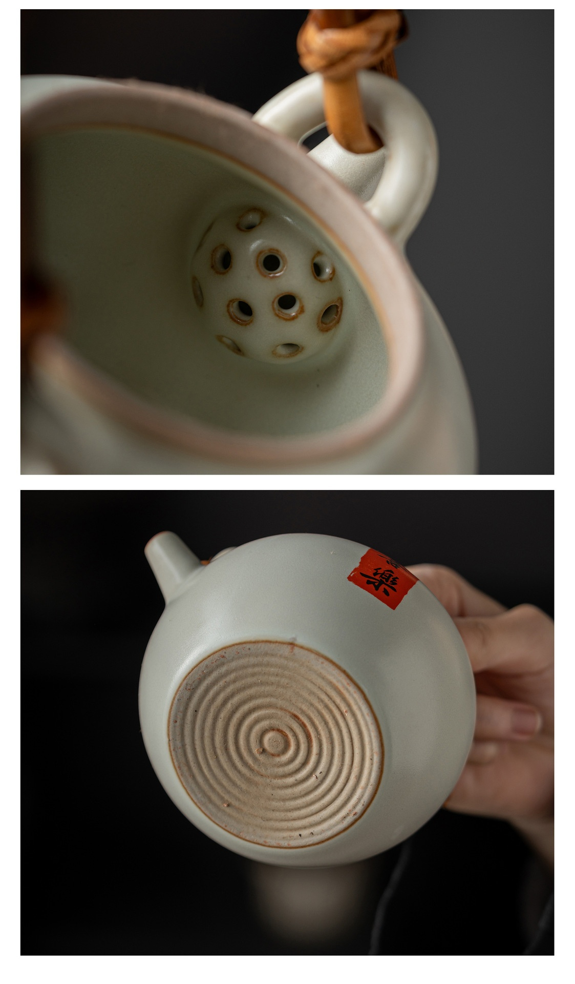 月白汝窯五福臨門茶具套組 商品詳情圖 8
