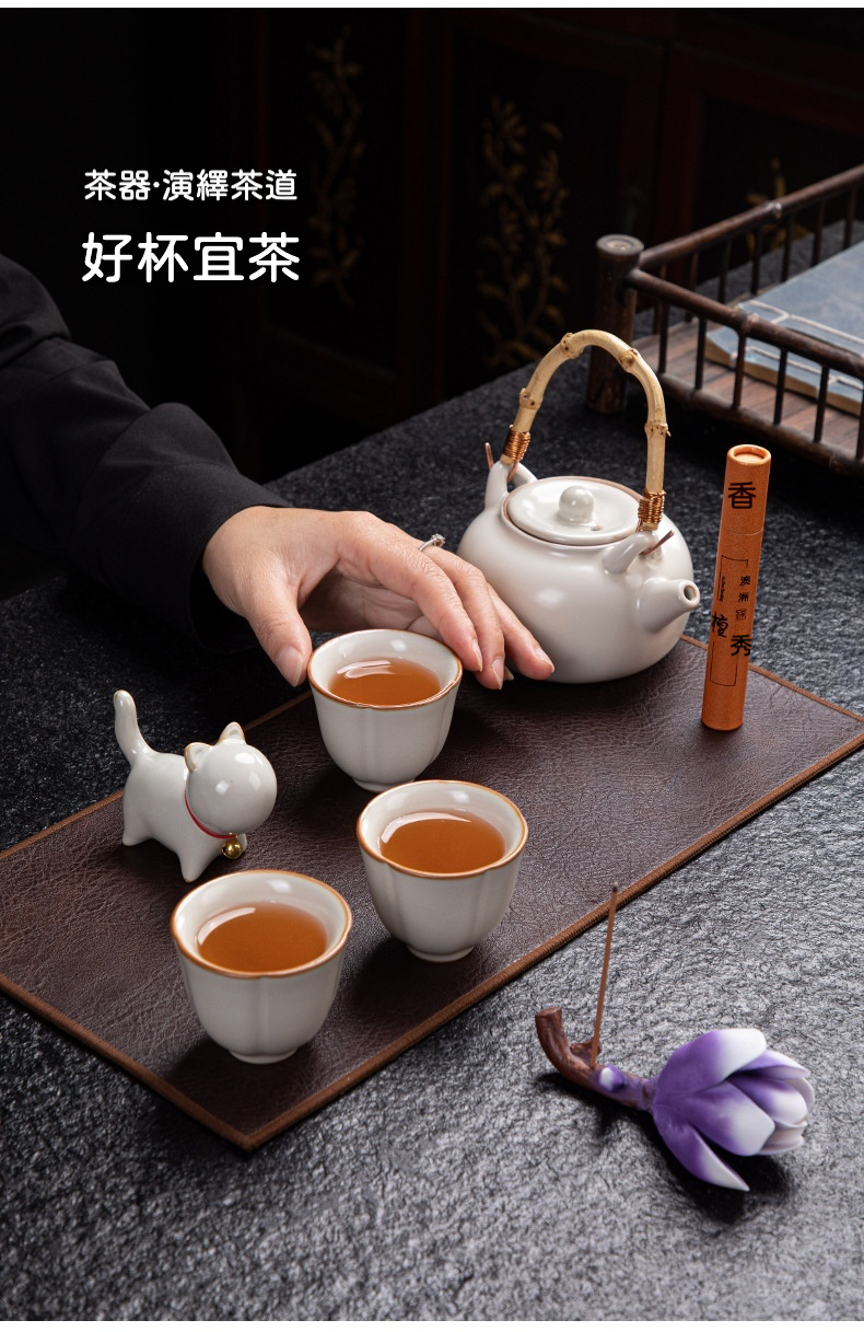 汝窯提梁壺香道茶具禮盒套組 商品詳情圖 13