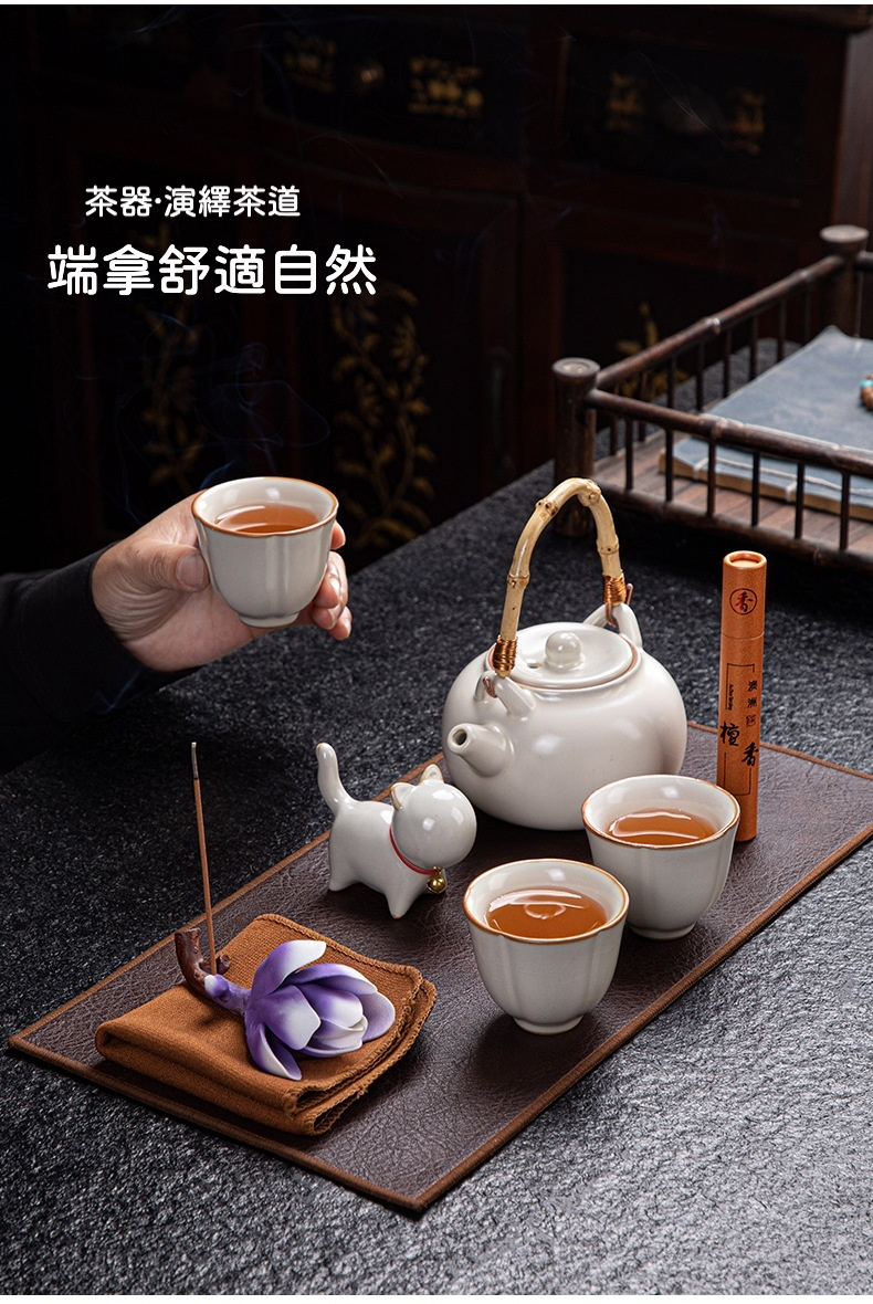 汝窯提梁壺香道茶具禮盒套組 商品詳情圖 14