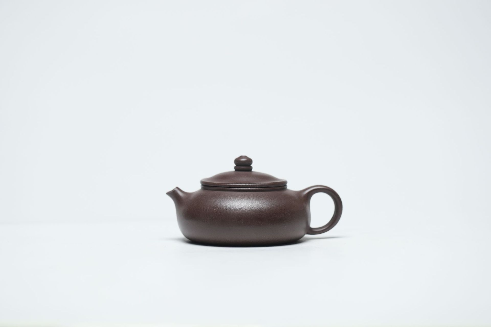 宜興紫砂壺原礦紫茄泥小品寒江壺 (180ml) 商品詳情圖 10