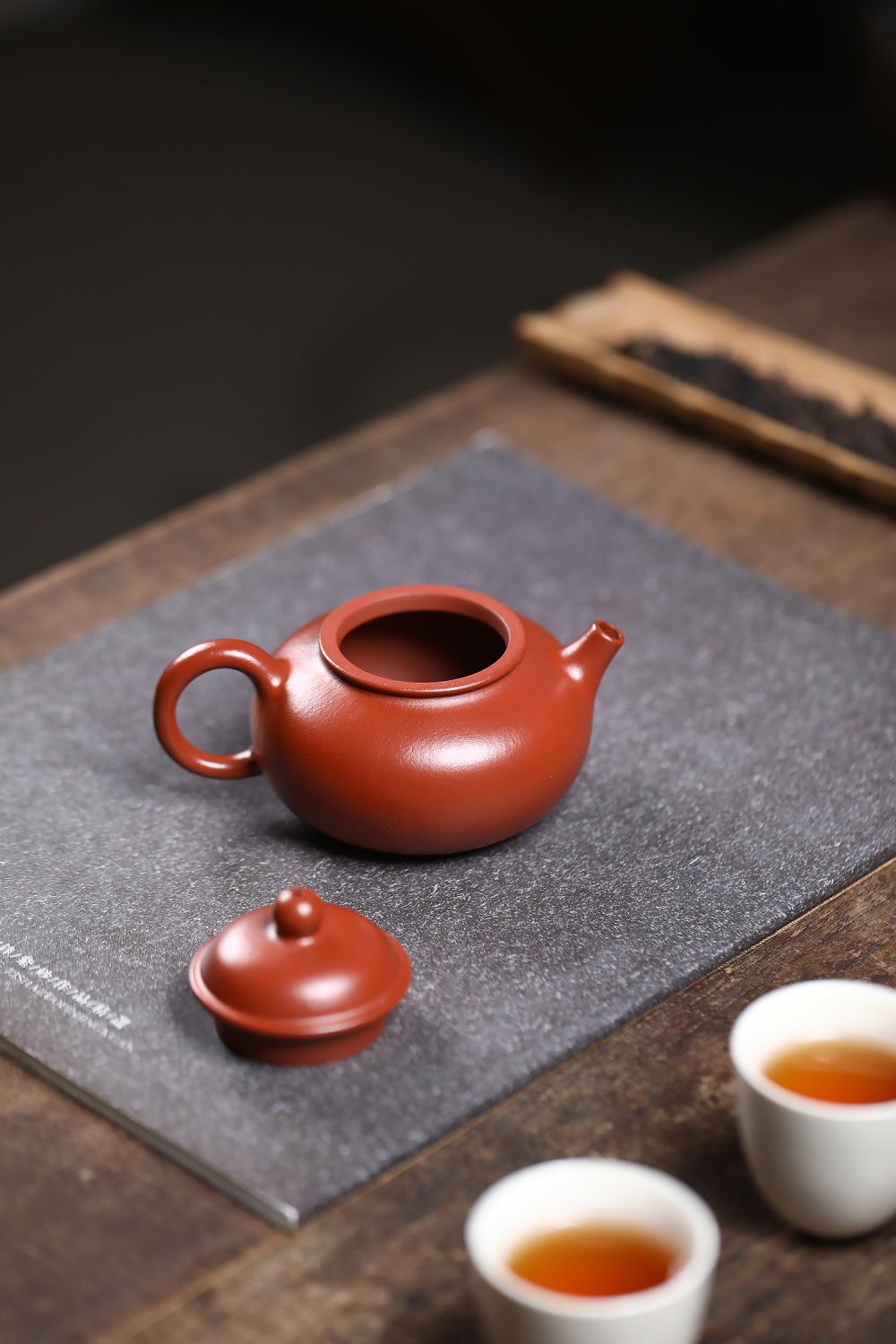 宜興紫砂壺原礦朱泥全手工容天壺(160ml) 商品詳情圖 11