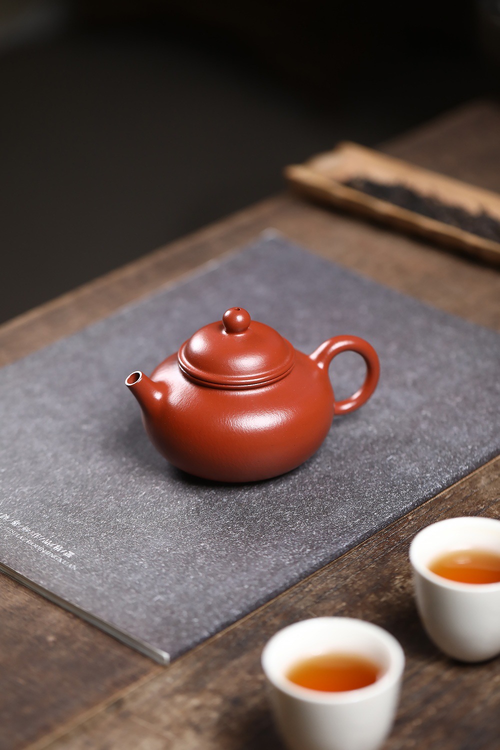 宜興紫砂壺原礦朱泥全手工容天壺(160ml) 商品詳情圖 12