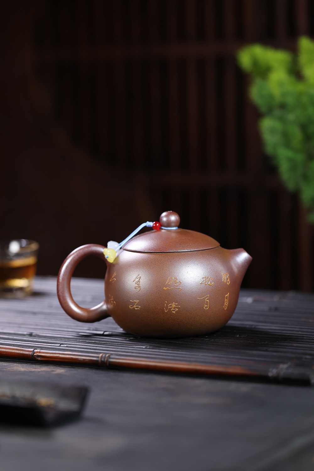 宜興紫砂壺原礦龍骨金砂松趣西施壺(290ml) 商品詳情圖 8