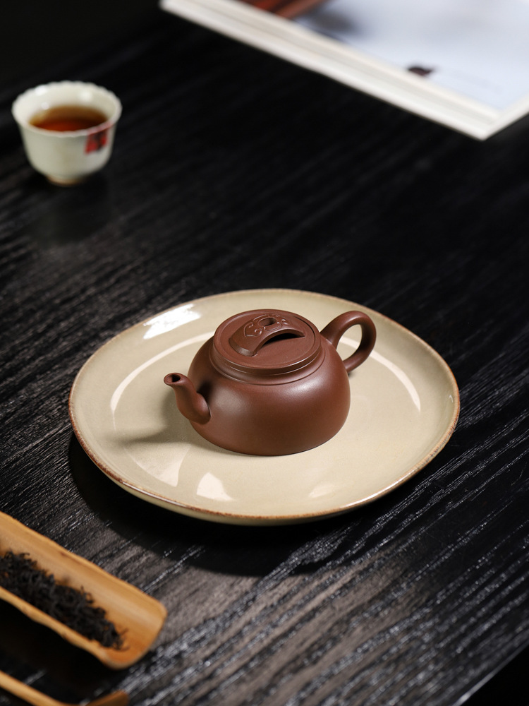 宜興紫砂壺原礦底槽清如意懷隱壺(150ml) 商品詳情圖 3