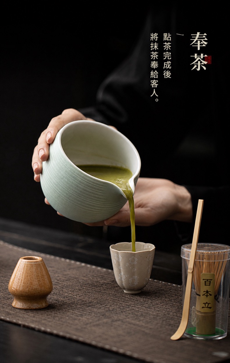 點茶 - 拉絲立體螺紋日式抹茶八件組 商品詳情圖 13