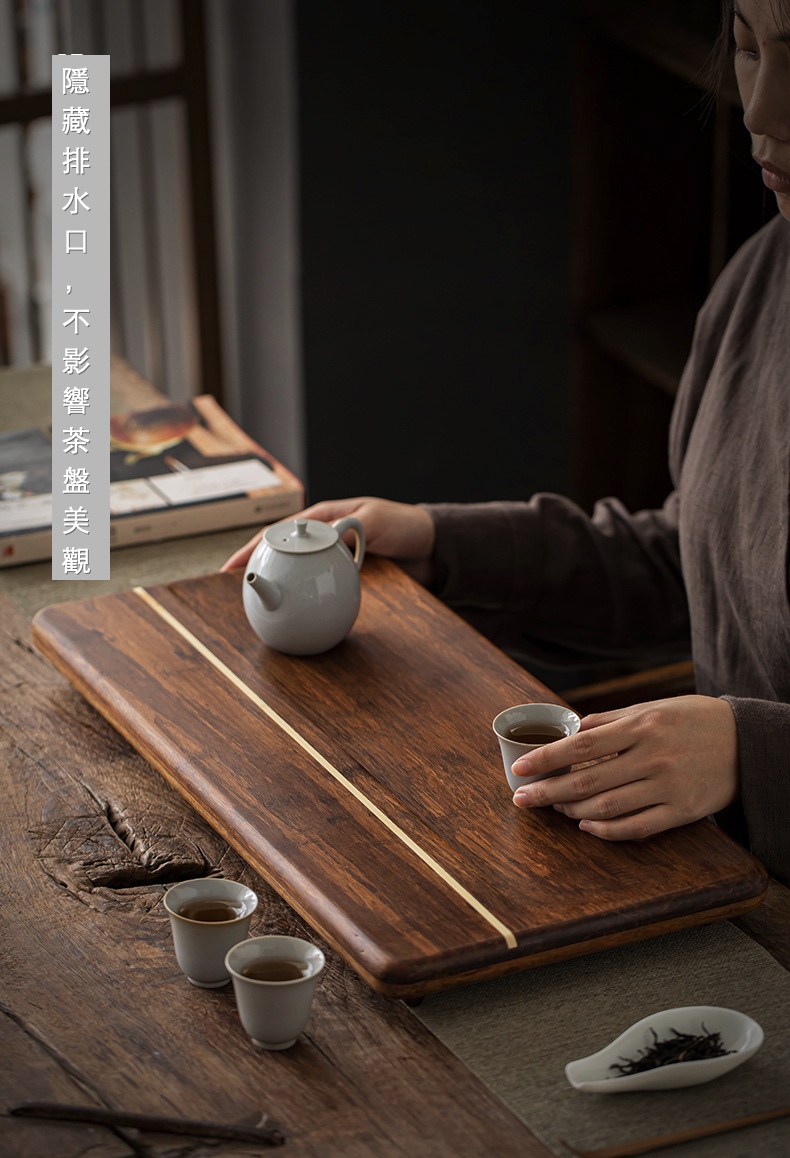 日式重竹庭靜窗沐茶盤(儲水抽屜式款) 商品詳情圖 5