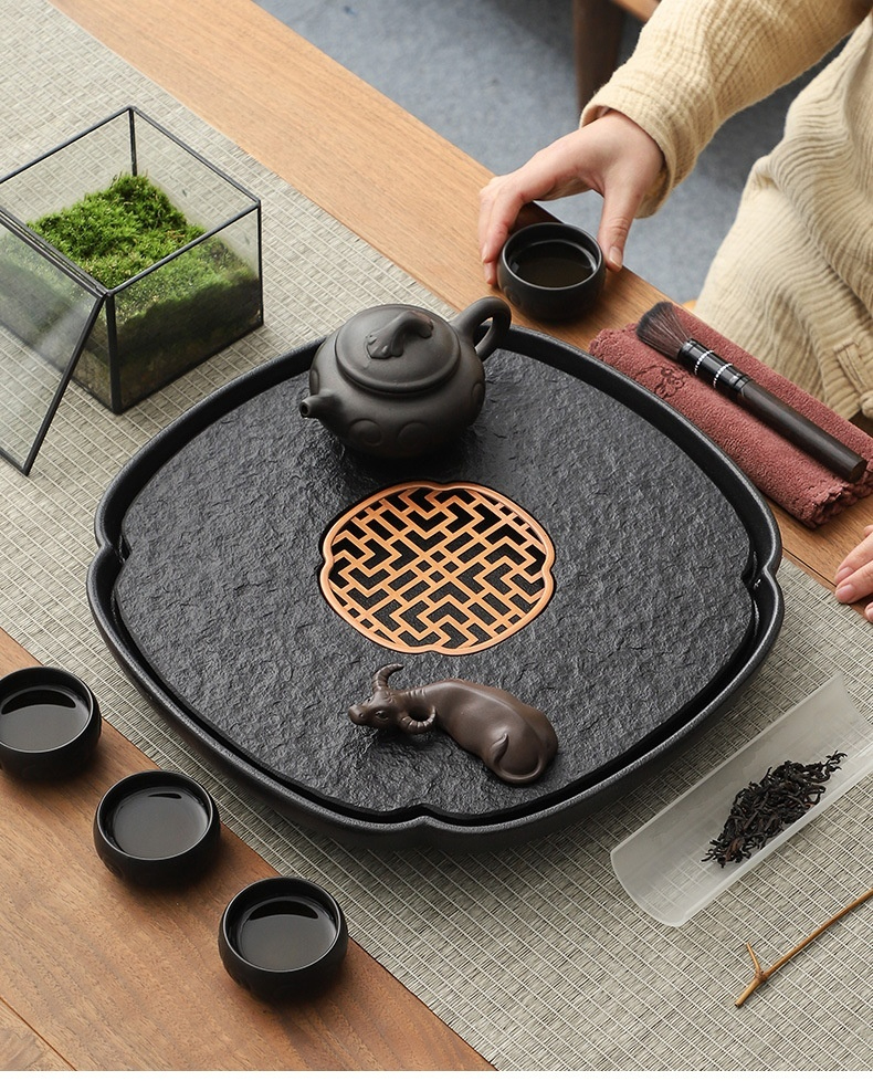 烏金石花窗茶盤系列 商品詳情圖 10
