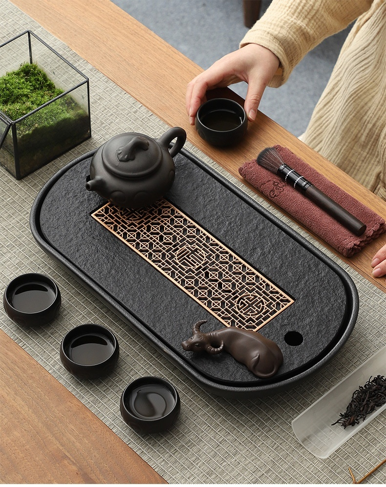 烏金石花窗茶盤系列 商品詳情圖 21