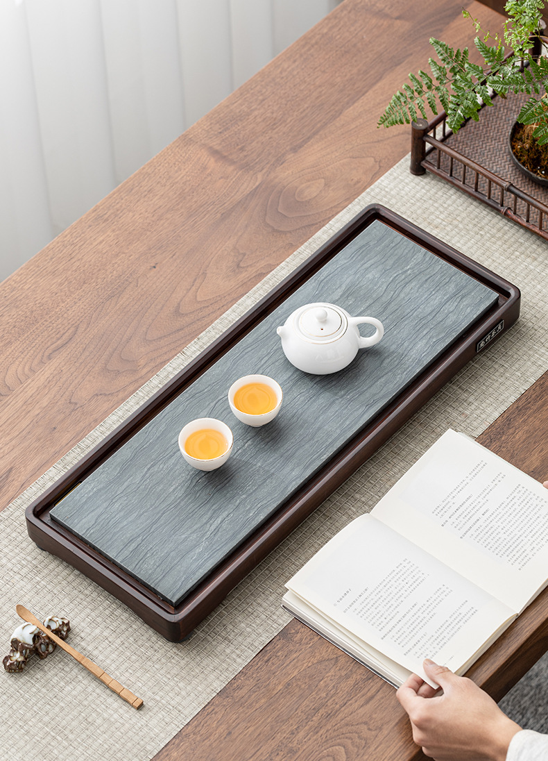 重竹烏金石煙雨茶盤 商品詳情圖 9