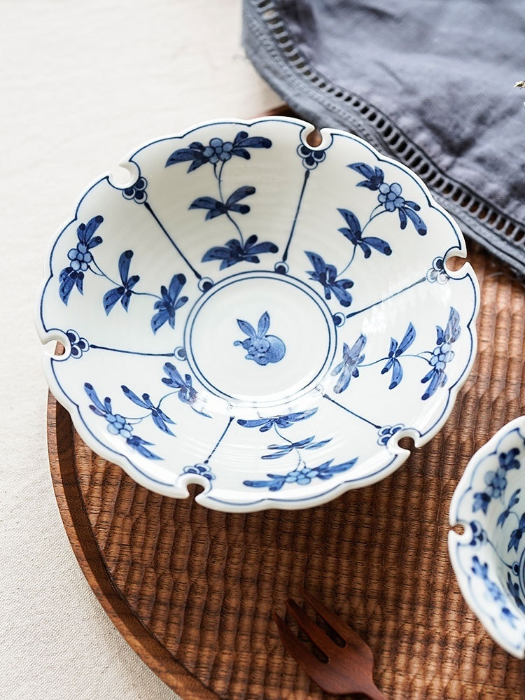 煎茶 時代 白磁 纏花紋 碗 十六客(K-P227) 707325007467-main-2.jpg