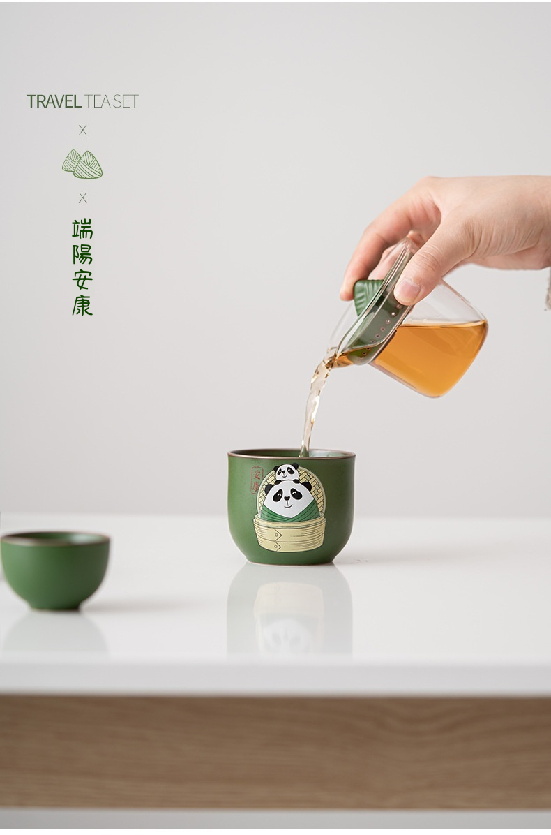 端午熊猫旅行快客杯套組禮盒 商品詳情圖 16