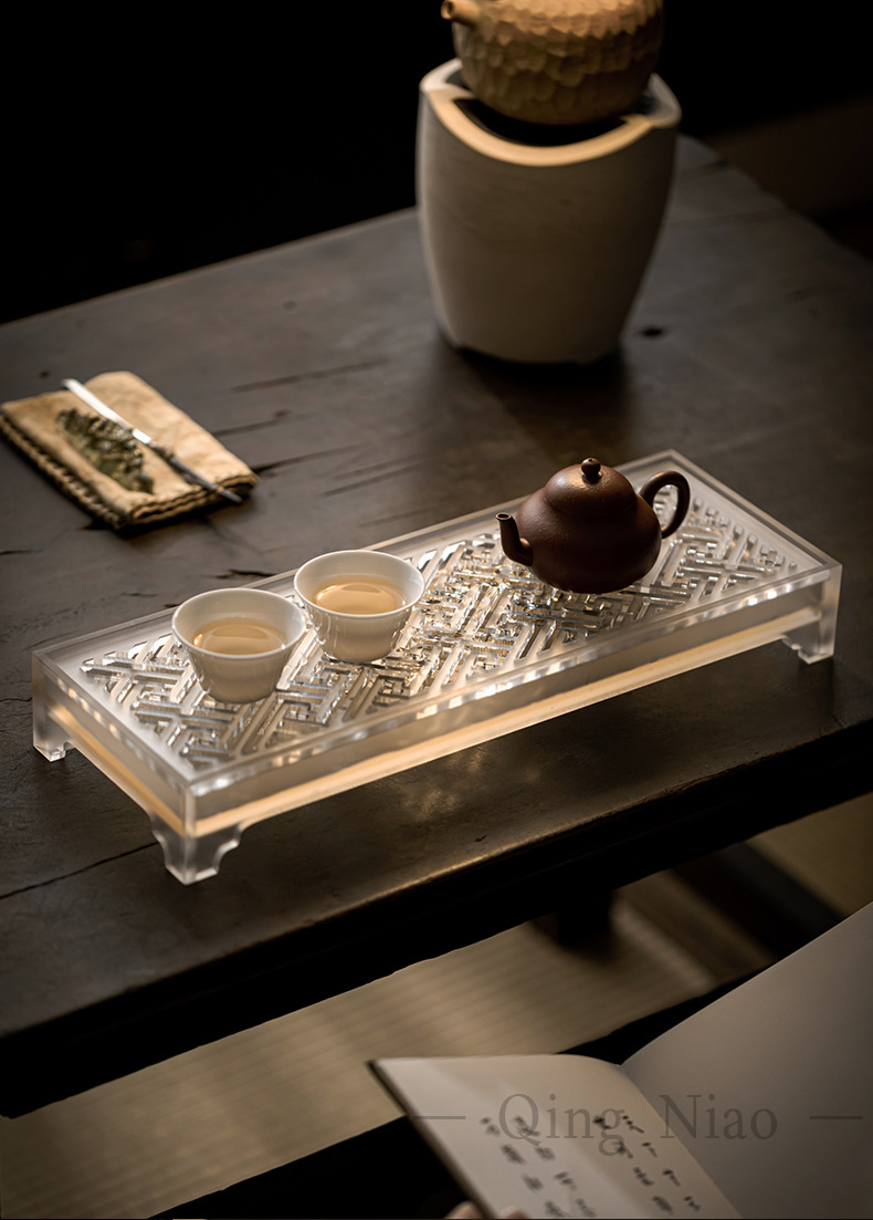 壓克力磨砂白晶茶盤 商品詳情圖 4
