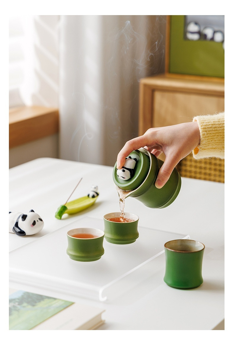熊貓旅行快客杯茶具套組禮盒 商品詳情圖 26