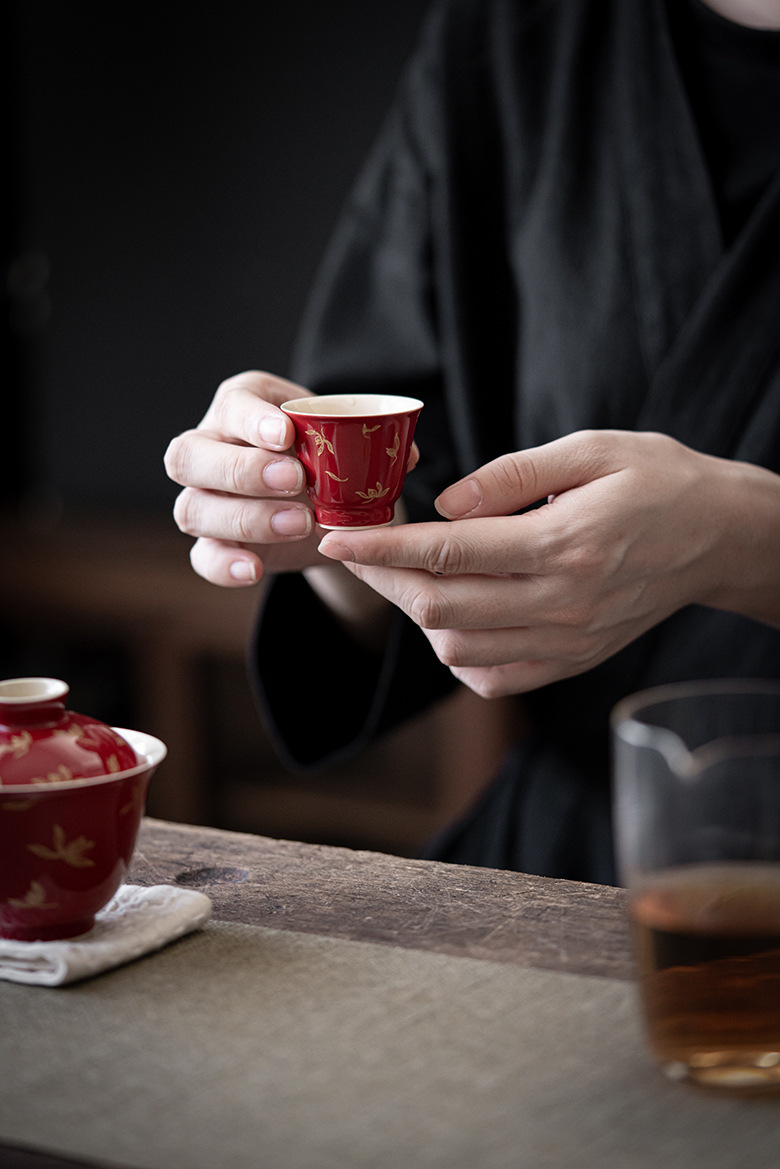 秋水蘭花 - 閒聊品茗杯 商品詳情圖 3