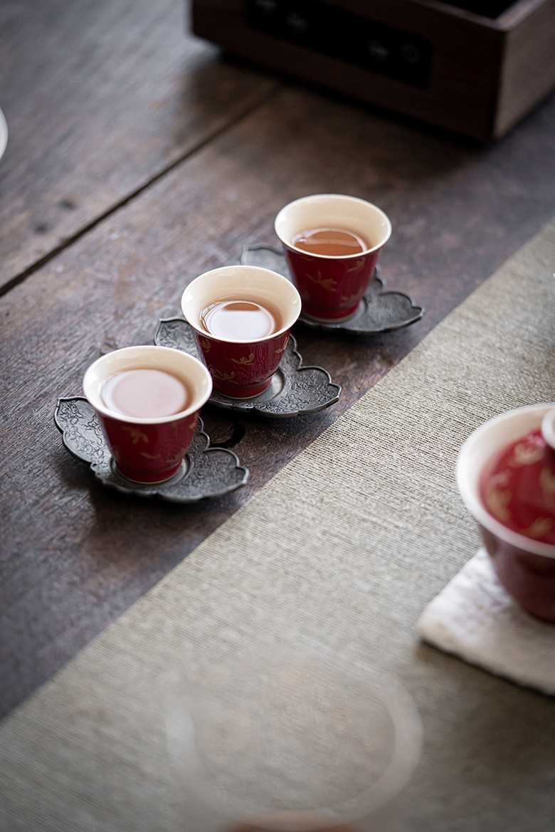 郎紅晚橋閒談秋水蘭花茶具套組禮盒 商品詳情圖 7