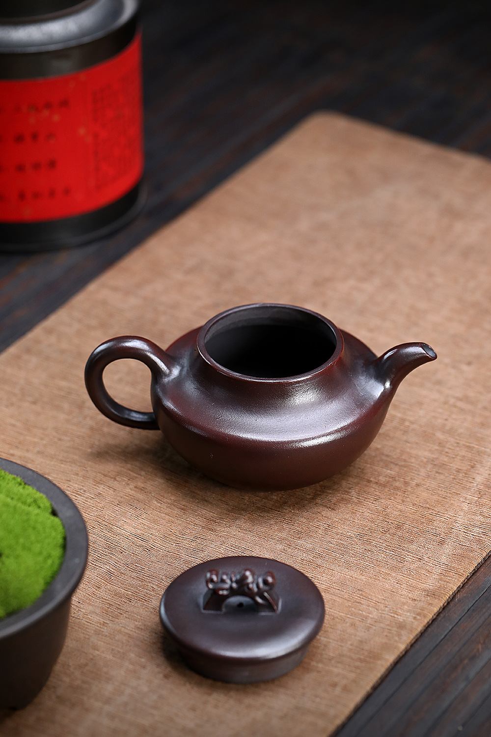 宜興紫砂壺原礦古紅泥厚德載物壺(210ml) 商品詳情圖 9