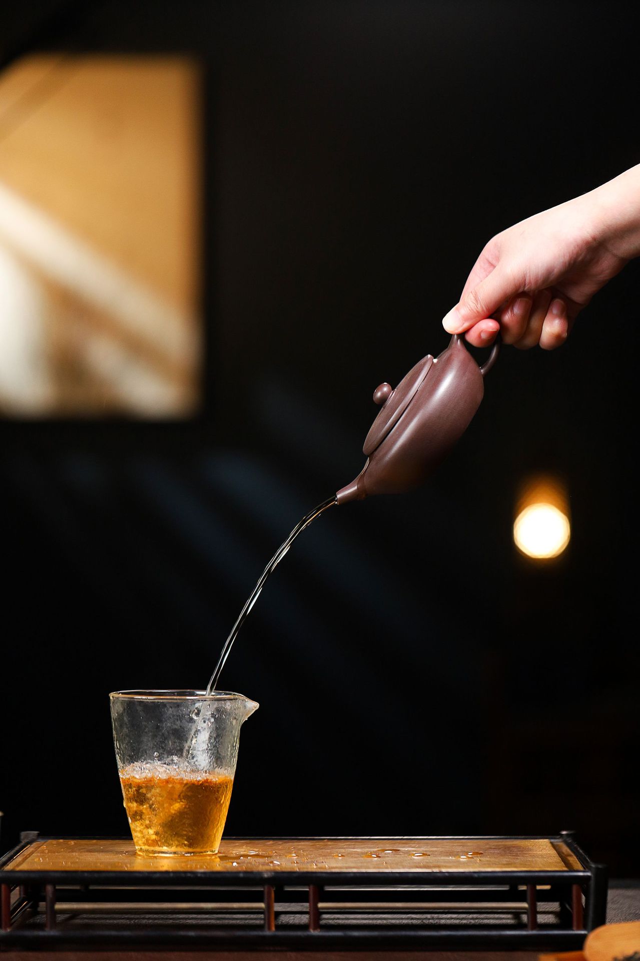 宜興紫砂壺原礦紫茄泥扁塵壺(180ml) 商品詳情圖 10