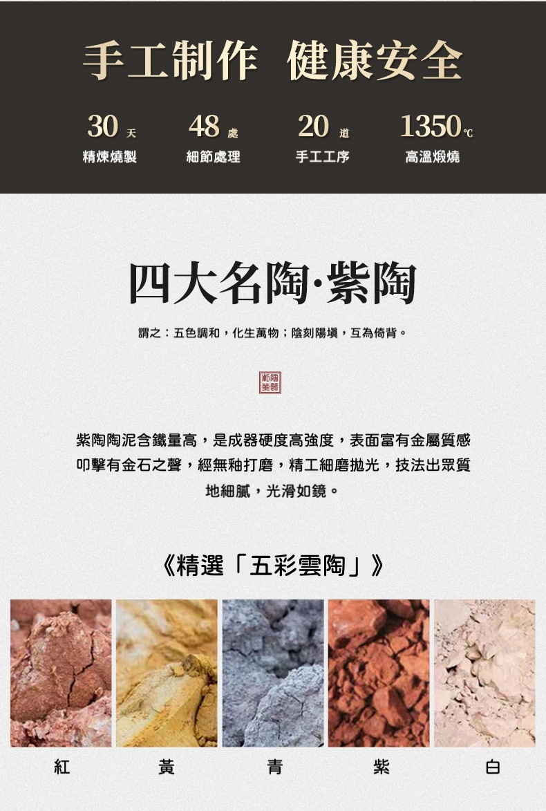 大師手作紫陶乾泡茶盤 商品詳情圖 2