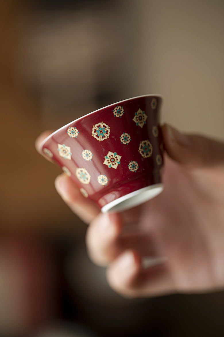 郎紅琵琶紋 - 逸文品茗杯 商品詳情圖 5