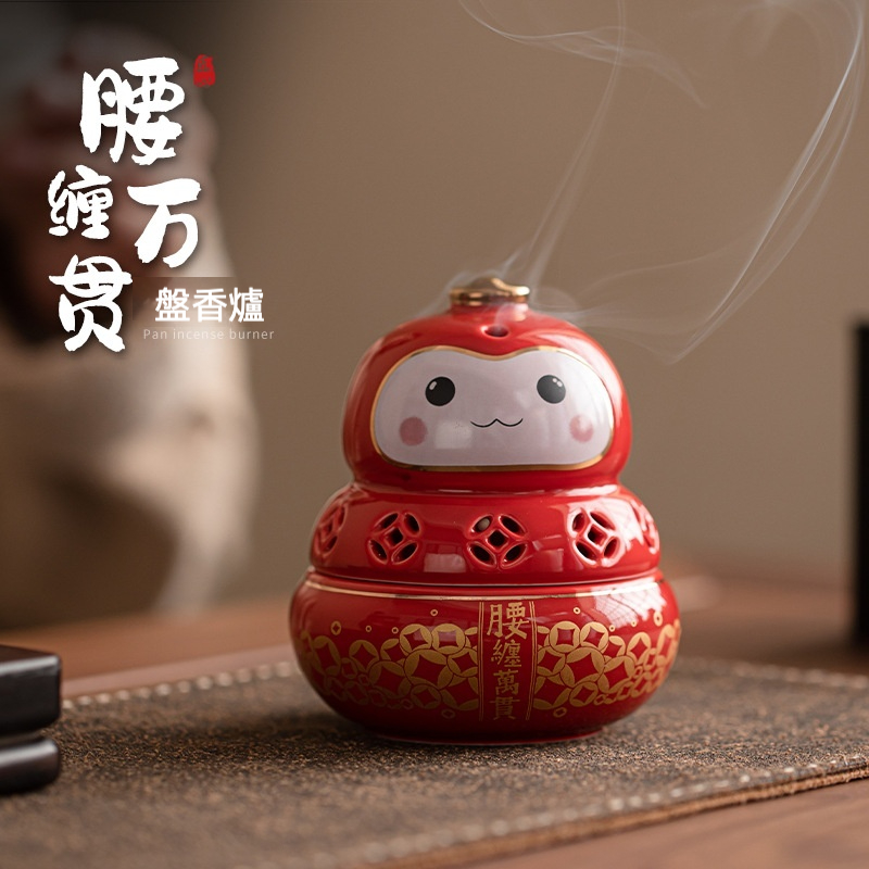 腰纏萬貫盤香爐- 南山居