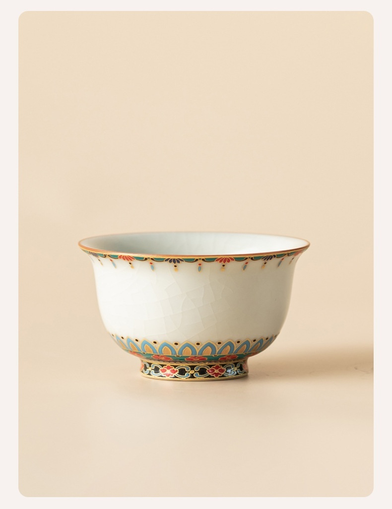 汝窯敦煌寶相花壓手杯 商品詳情圖 5