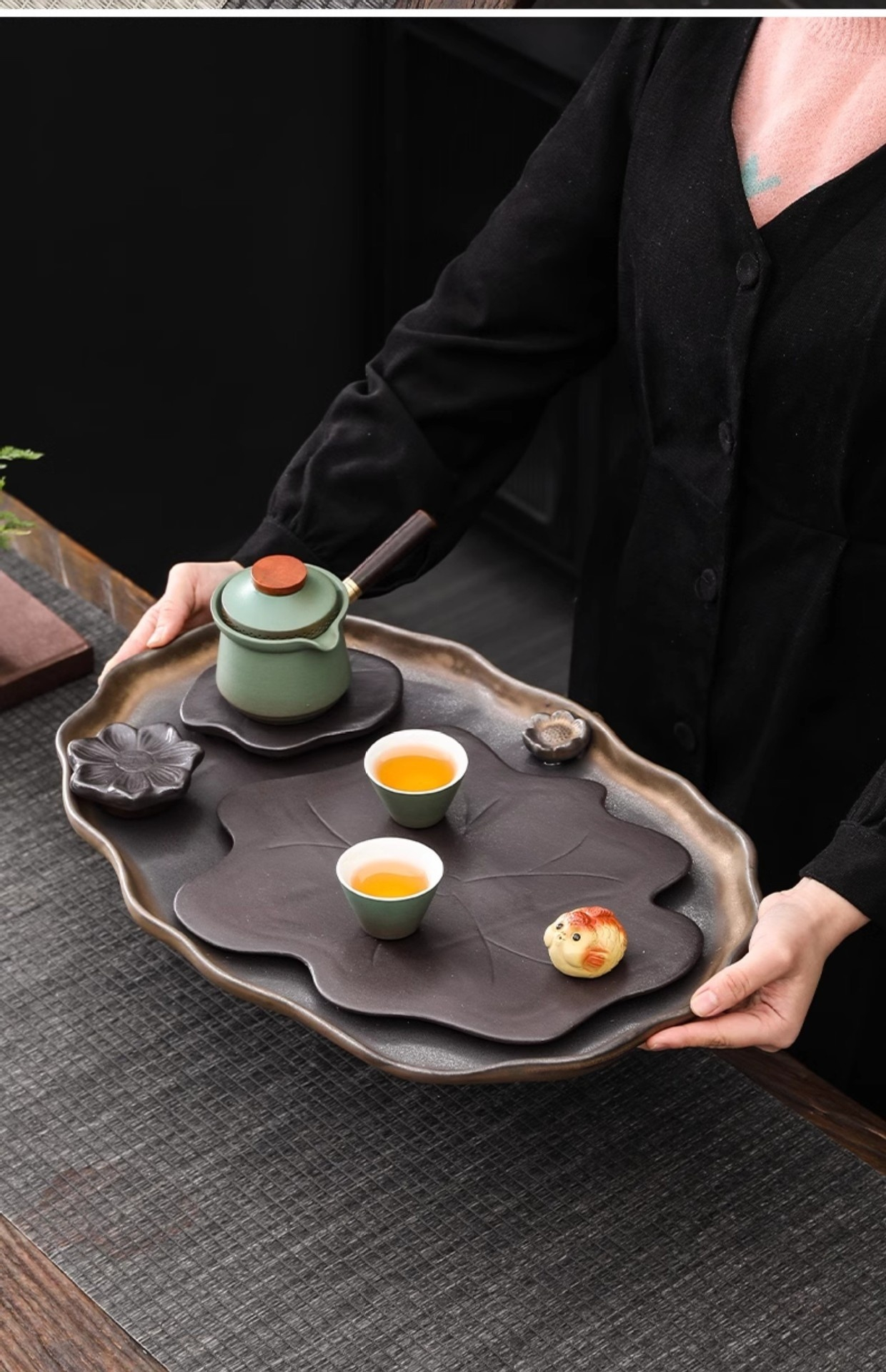 清荷蓮香陶瓷茶盤 商品詳情圖 18