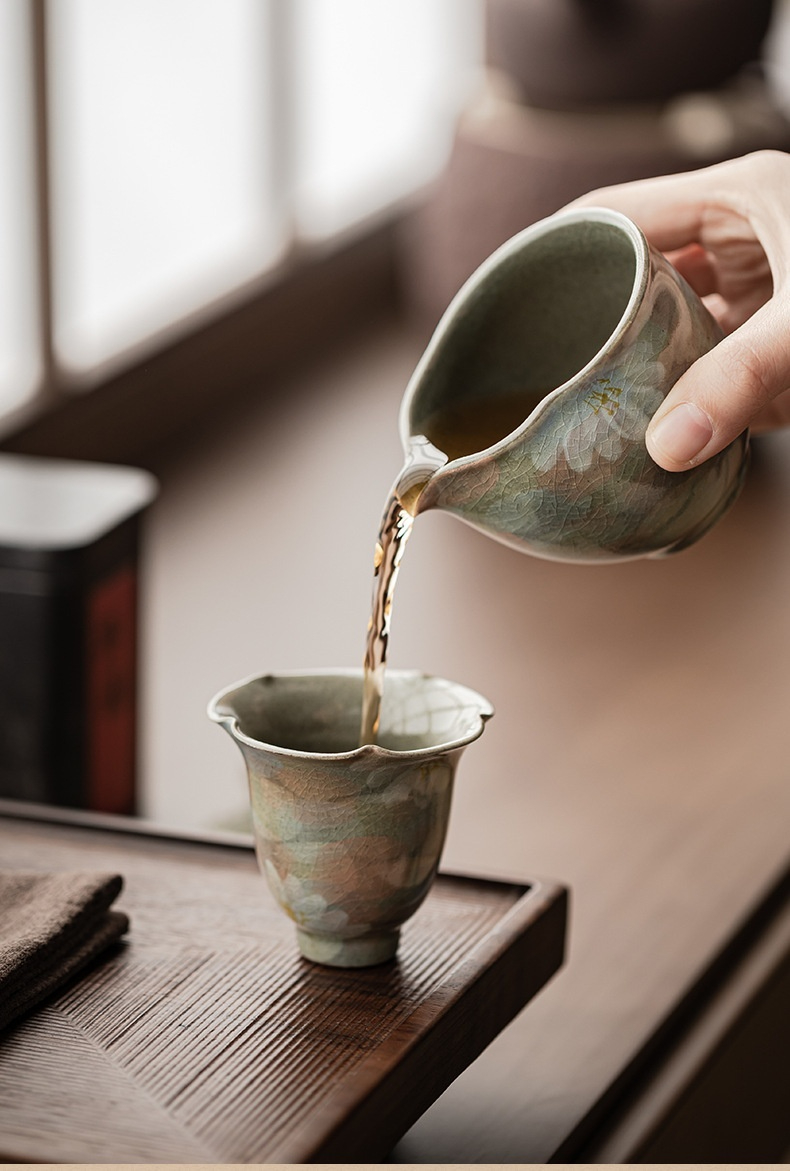 冰片釉手繪雛菊陶瓷茶杯 商品詳情圖 8