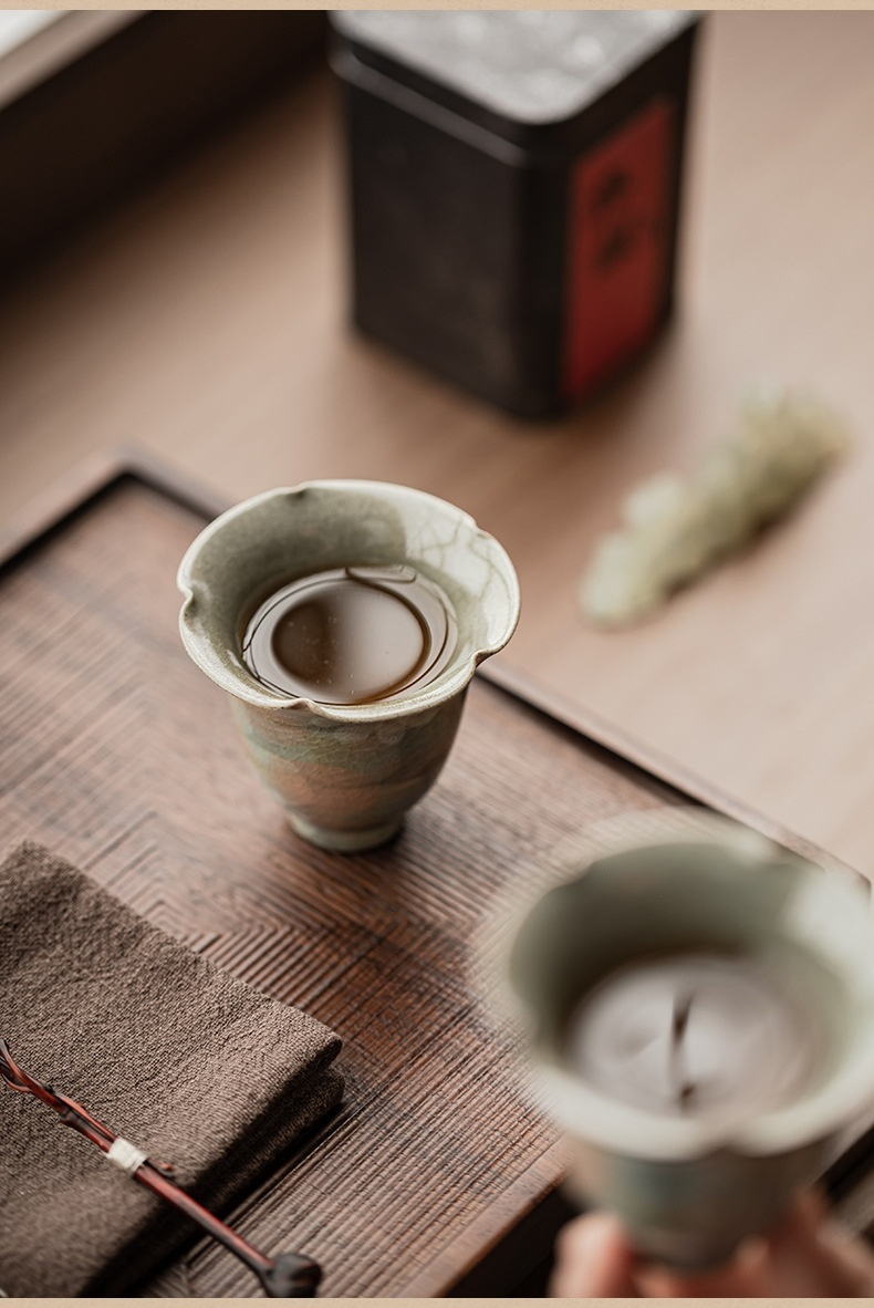 冰片釉手繪雛菊陶瓷茶杯 商品詳情圖 9