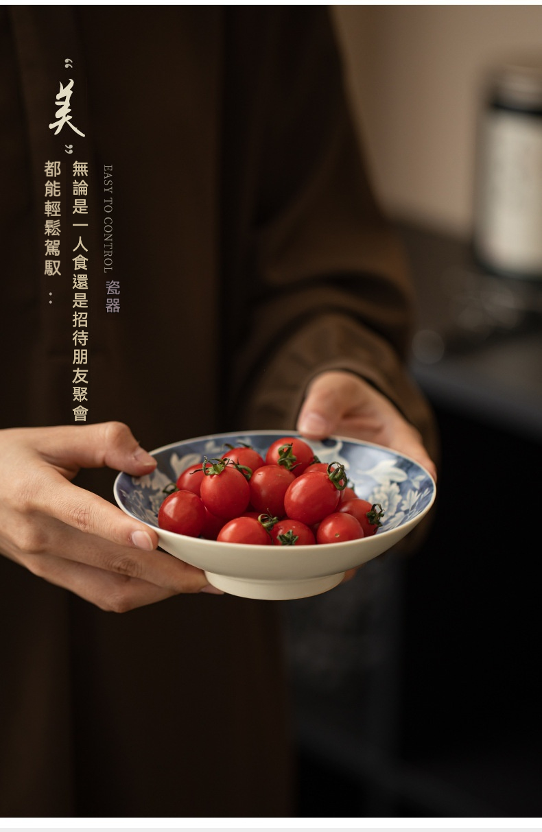 蘇打釉元青花陶瓷壺承 商品詳情圖 10