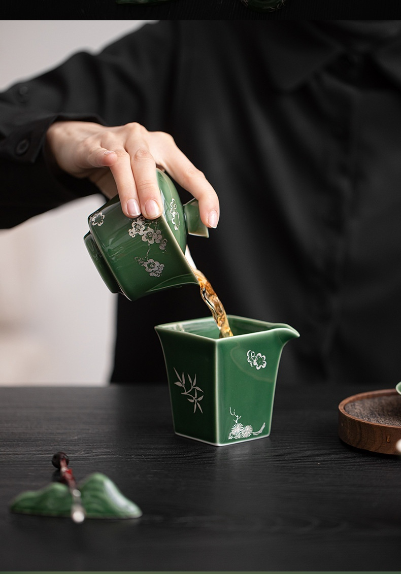 青璃暗香寬口三才蓋碗 商品詳情圖 8