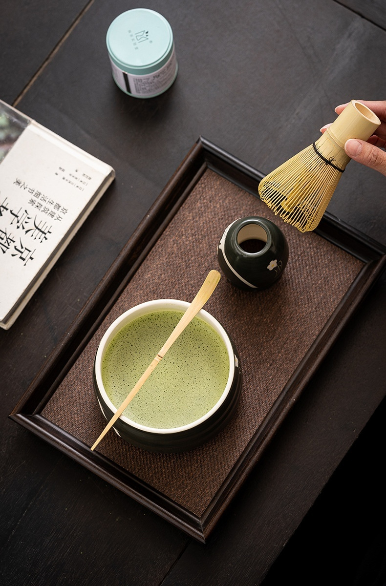 點茶 - 粉引手繪日式抹茶四件組 商品詳情圖 5