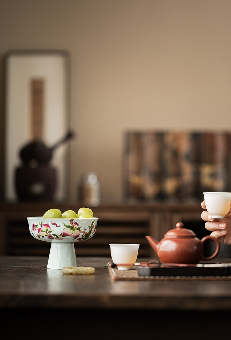 陶瓷高腳茶點盤 商品詳情圖 4