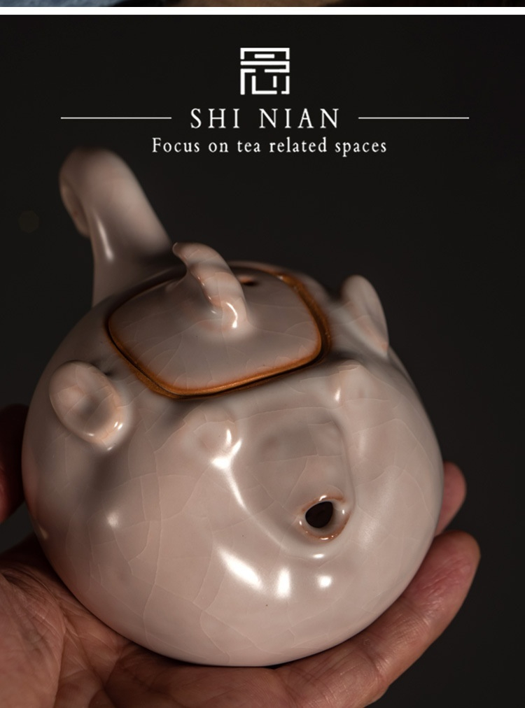 志野燒全手工河豚壺 商品詳情圖 9