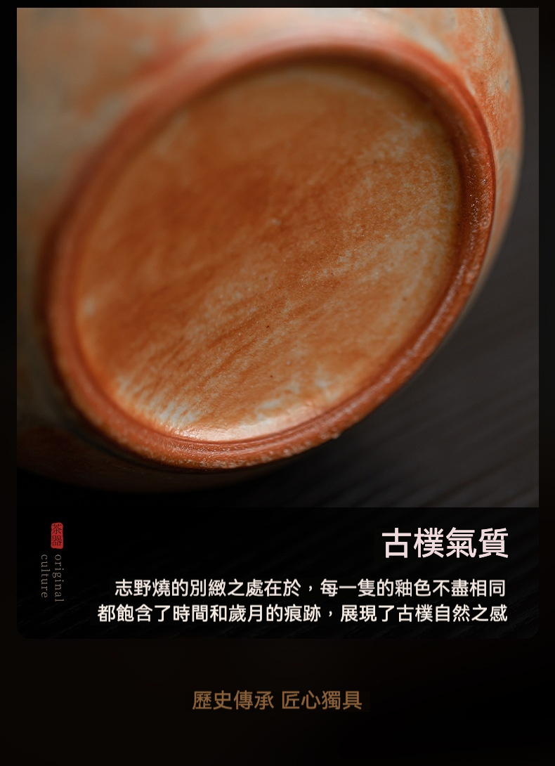 日本志野燒復古陶瓷茶壺 商品詳情圖 16