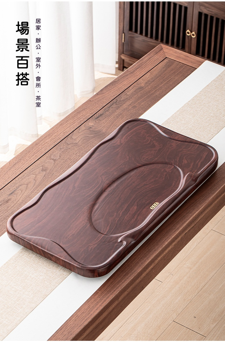 輕奢行雲流水雅事茶盤(加厚) 商品詳情圖 5