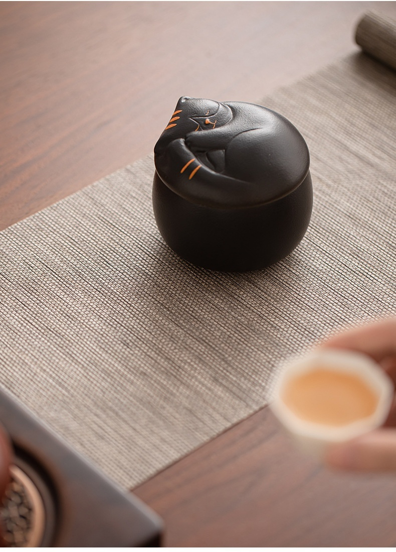 可愛貓咪陶瓷茶葉罐 商品詳情圖 13