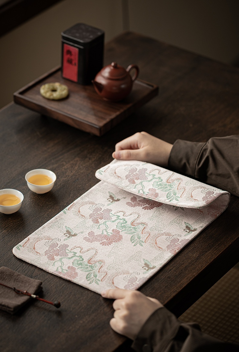 香雲紗雲鶴粉茶席 商品詳情圖 4