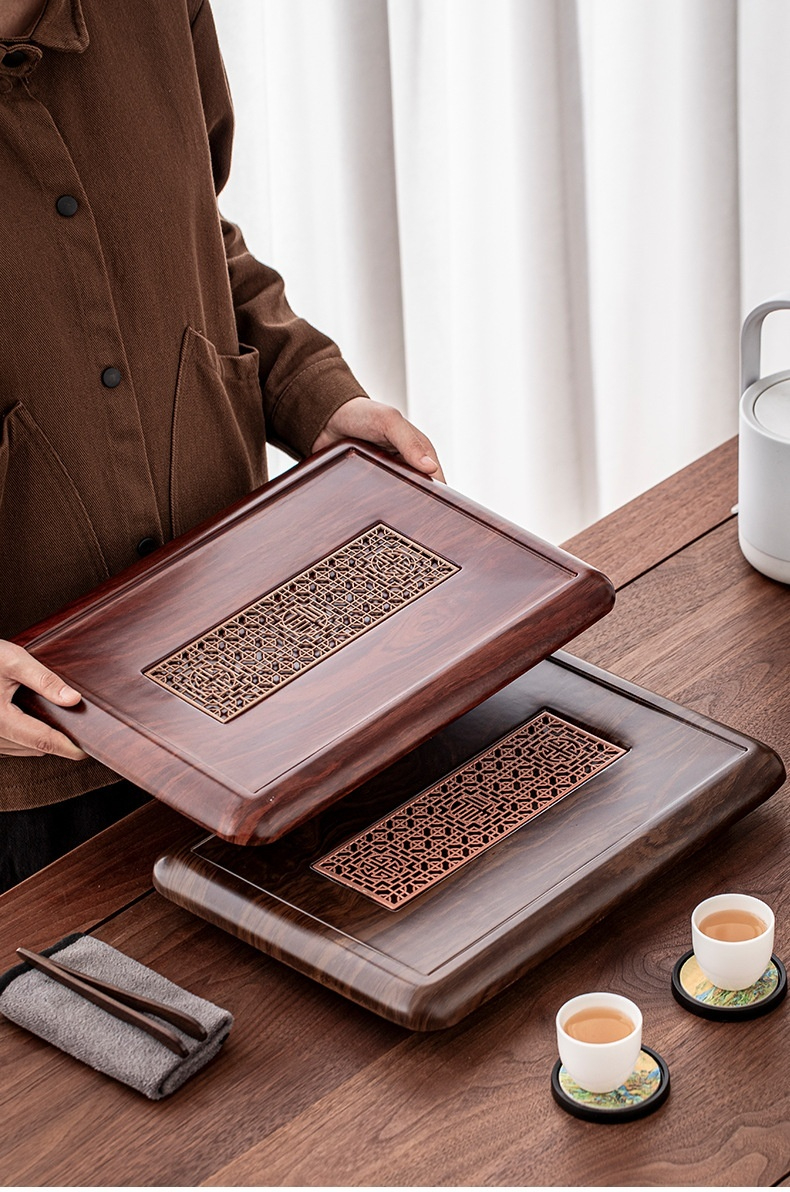 茶室雅器木紋同窗茶盤 商品詳情圖 7