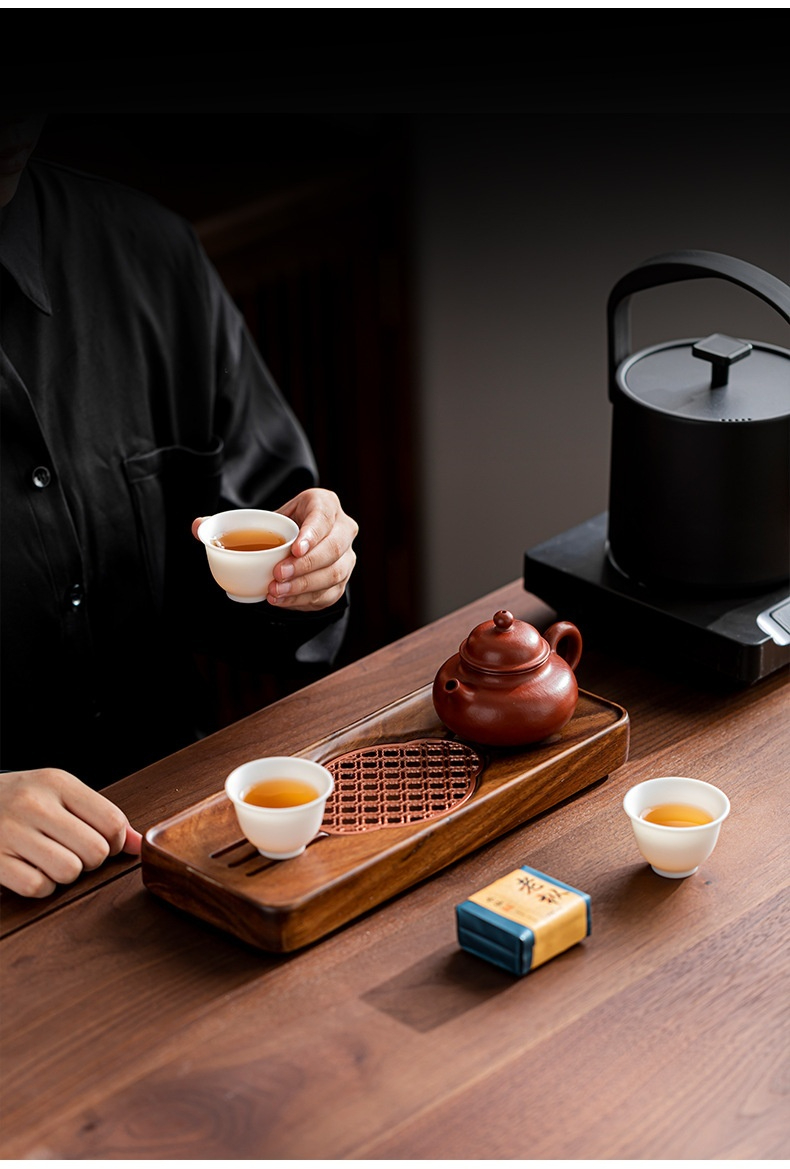 胡桃木蘇窗實木茶盤 商品詳情圖 11